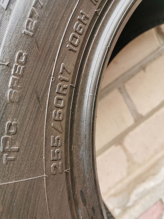 резина/баллон Dunlop 255/60 r17