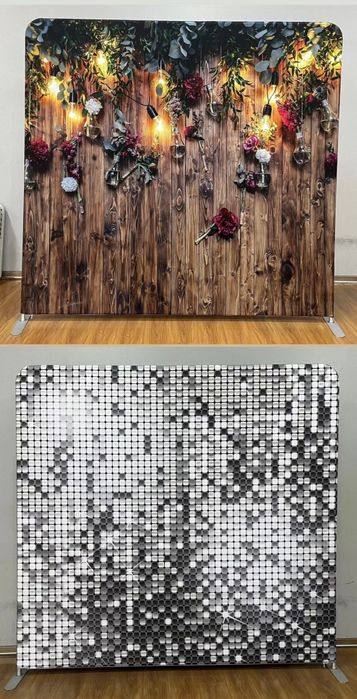 Fundal + stativ pentru cabina foto/oglinda magica/photoboth