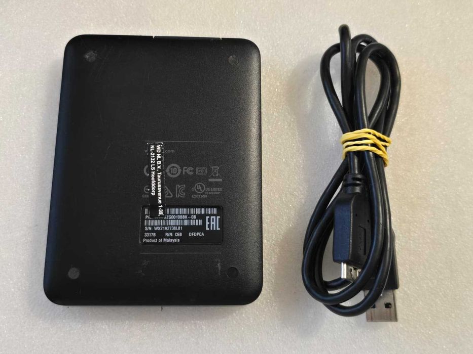 Hard Disk Extern WD Elements Portable 1TB, 2.5", USB 3.0, Negru