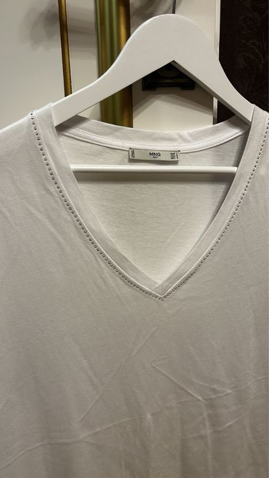 Tricou Mango, cu decolteu in V