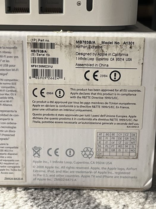 Apple AirPort Extreme A1301