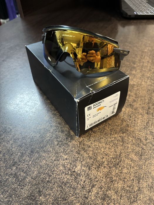 Oakley Encoder Glasses - Matte Carbon/Prizm 24K
