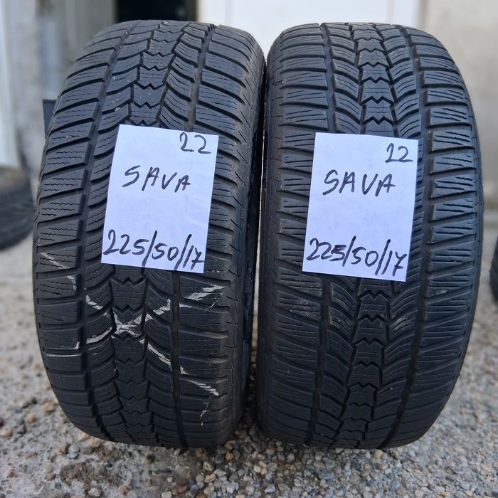 2×225/50/17 M+S.SAVA 2022.Stare excelenta.