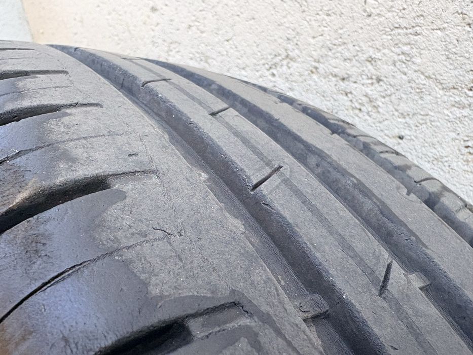 Jante aliaj ENKEI 4x100 ( Set x4 ) cu anvelope aproape noi Debica 195/65/15 Dacia Logan