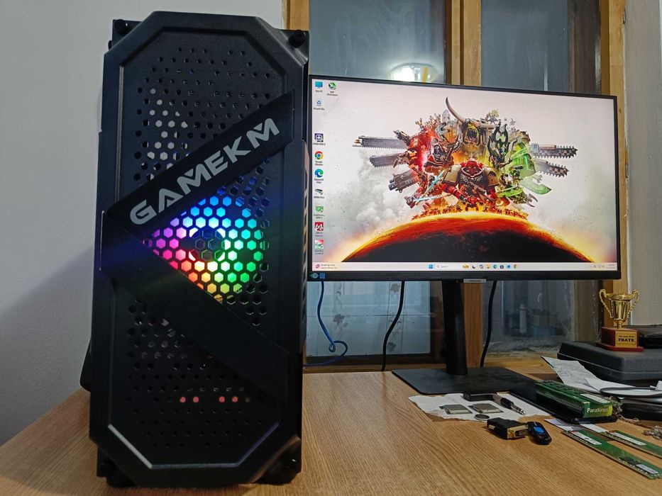 Unitate PC Gaming Ryzen 5 3400G 4.2Ghz/16GB DDR4/RX480 8GB GDDR5/SSD