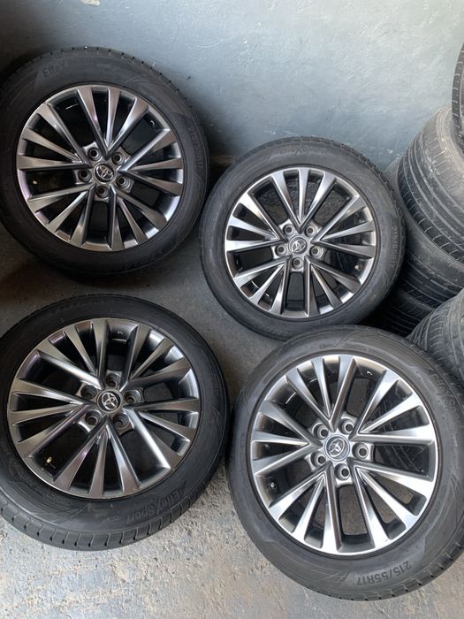 Диски r17 от камри 55 графит летние шины в комплекте обмен варианта