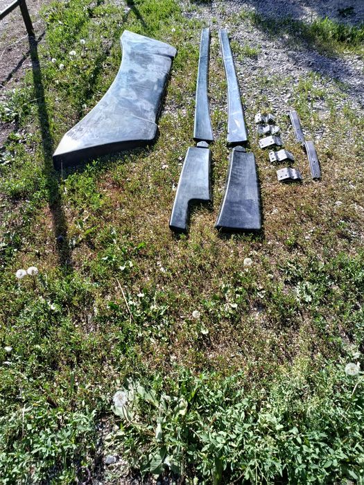 Volvo evro 6    Боковые сполера кабины.