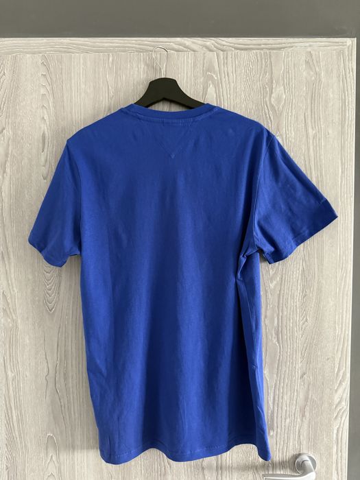 Tommy Jeans tricou albastru logo mic marimea M nou original