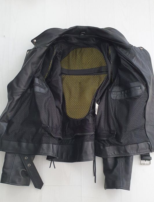 Geaca motociclist piele naturala