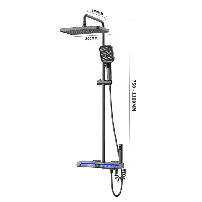 Интелигентен душ с дисплей и LED подсветка Bliote™ Premium Advanced