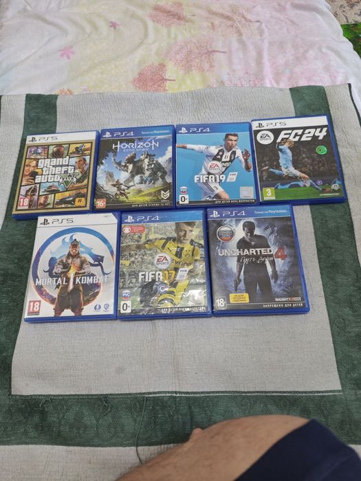 Игры диски от Playstation 5 и 4