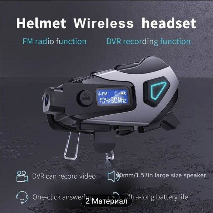 Мото Наушники с камерой