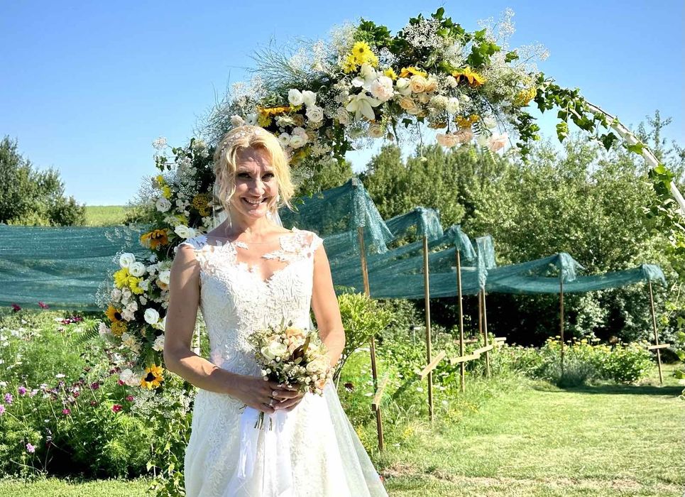 Булчинска рокля Areti и воал