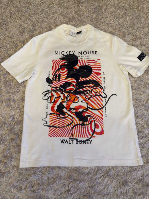 Tricou ZARA cu imprimeu Mickey Mouse