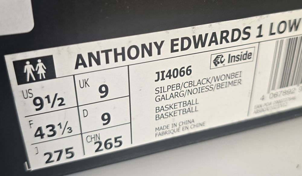 Баскетболни маратонки Anthony Edwards 1 Low