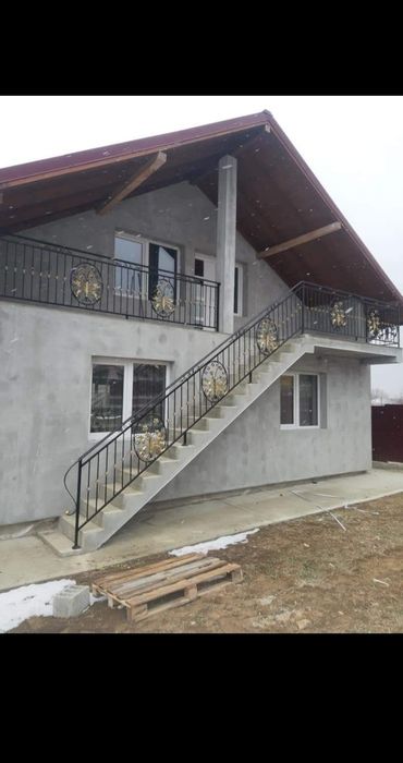 Gard din fier forjat pentru gradina curte