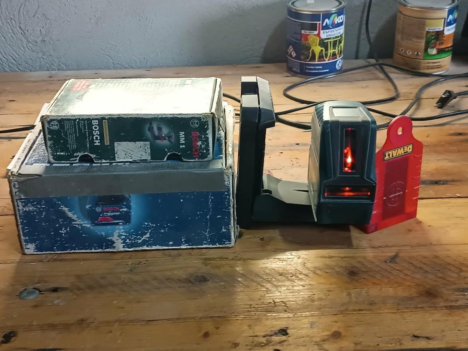 Bosch GLL+Стойка и мишена