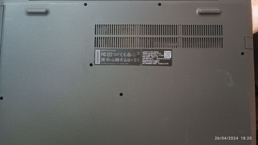 Noutbuk sotiladi Celeron N 4020