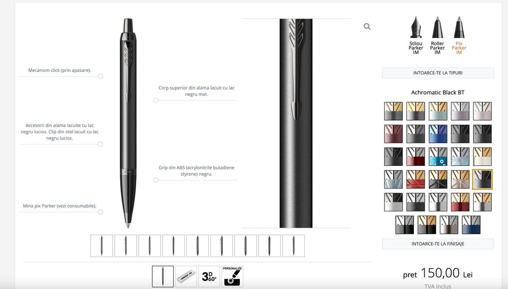 Parker Achromatic Black BT