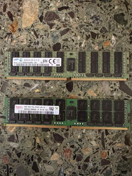 128, 64GB Server Ram памет 4x32GB module DDR4 2133Mhz ECC (LRDIMM)