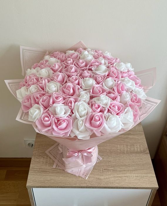 Букет от вечни рози