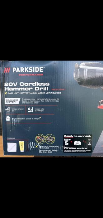 Ciocan rotopercutor Parkside Performance 20V Brushless PKHAP 2058 A1, 5.8J