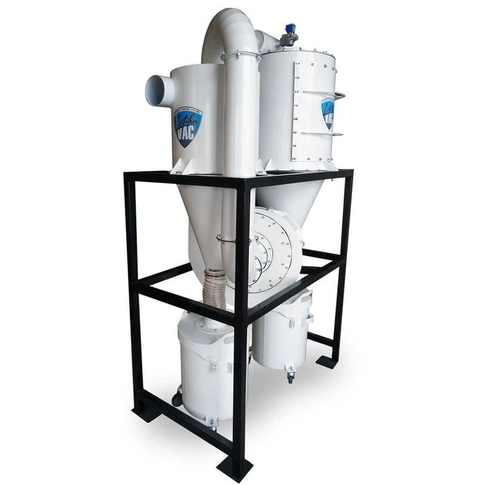 Циклонно сепарираща и филтрираща система QFIL-2.2 kW, Аспирация