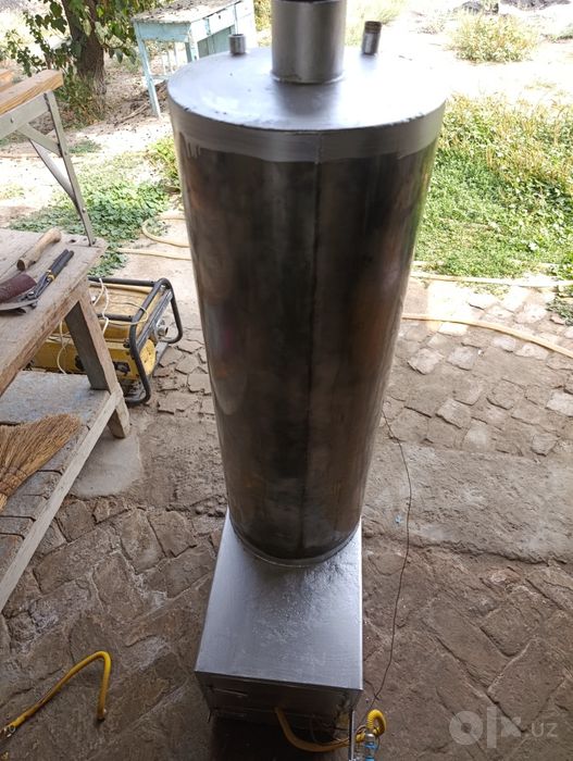 Нержавейка котел 120л + газ контрол