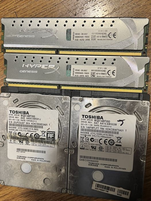 Ssd 120gb Hdd 500x2 gb ram 2gb