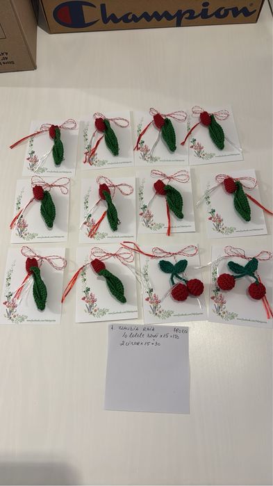 Martisoare crosetate