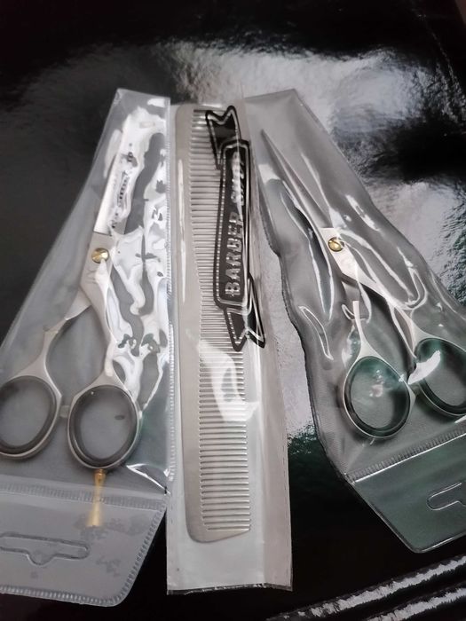 Set Foarfeci profesionale jaguar tuns filat pieptăn 5,5