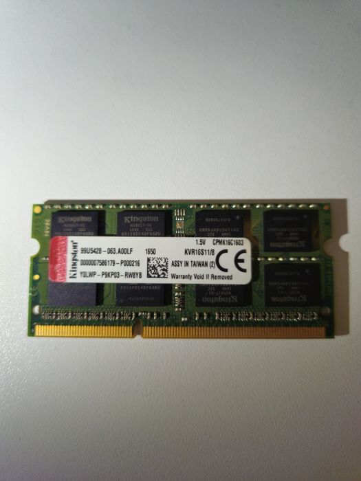 DDR3 si laptop 8GB PC3 si PC3L 1.5V si 1.35V testate