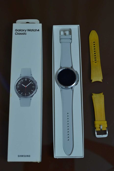 Smartwatch SAMSUNG Galaxy Watch 4 Classic, culoare Silver