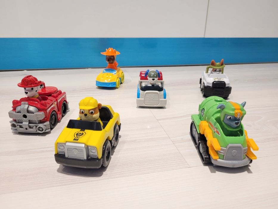 Set 6 mașini Paw Patrol