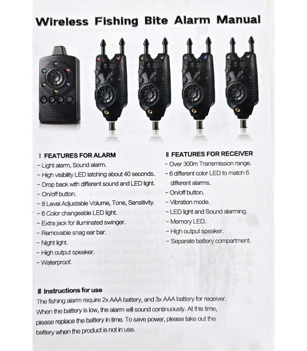 Set 4 Avertizori PROFL JY90 CU Statie SUNETE POLIFONICE SI Snag Barr