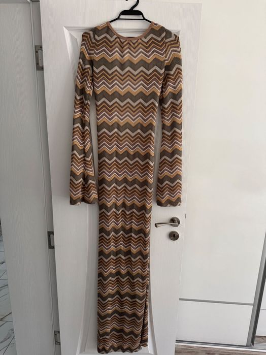 Рокля от плетиво с гол гръб Junona