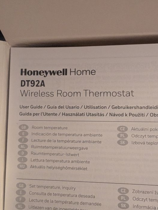 Termostat Honeywell DT92A