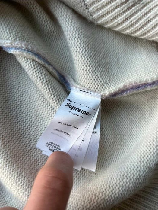 Supreme Blurred  Logo Sweater