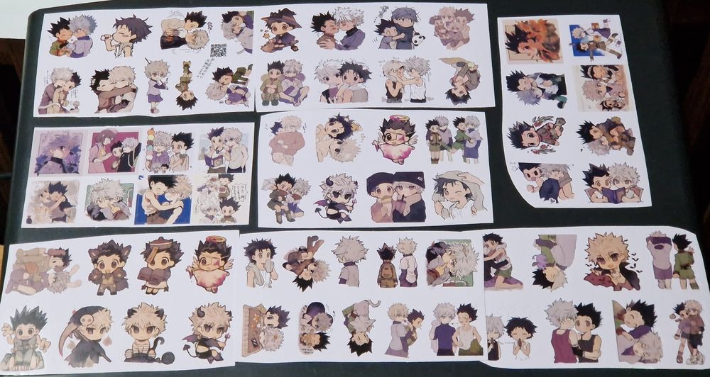 Наклейки стикеры из аниме "Hunter х Hunter"
