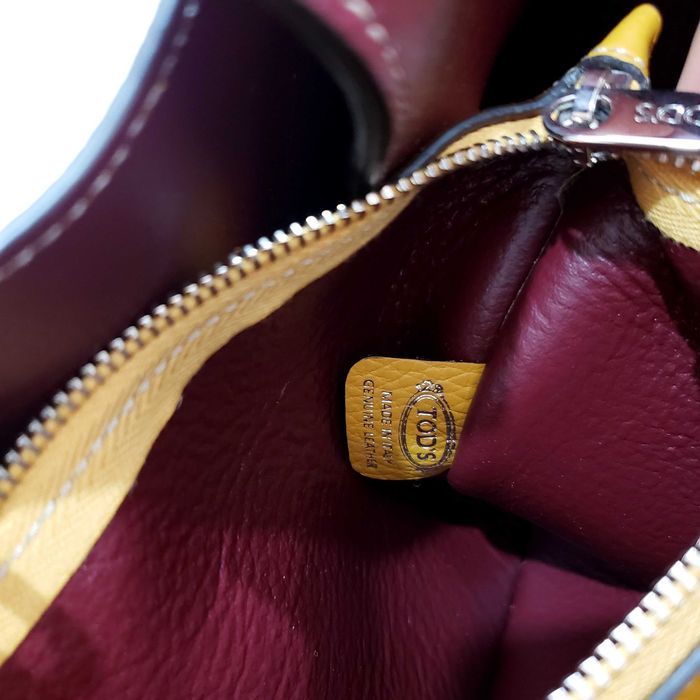 TODS APA Timeless Small Leather Bag Оригинална Дамска Кожена Чанта 42см