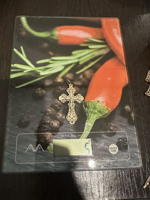 Золотой крест православный 585 пробы