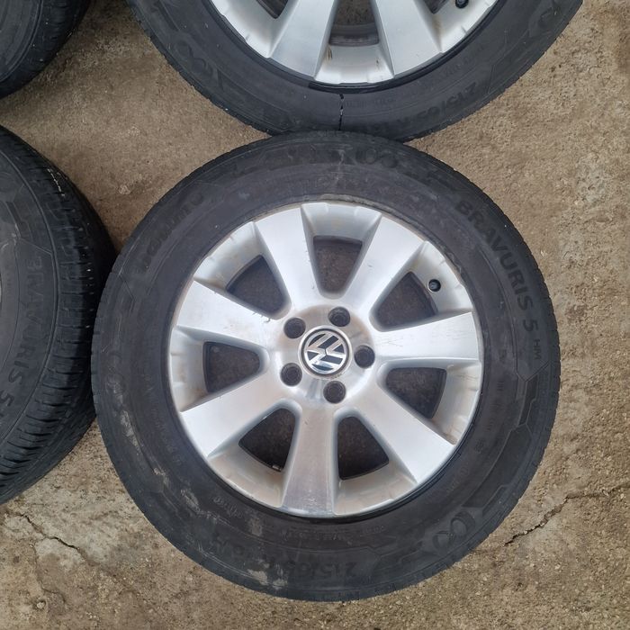 Jante aliaj Volkswagen Tiguan Touran sharan passat golf cu cauciucuri vara