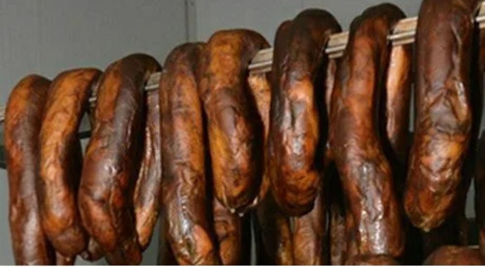 Конина казы копченный