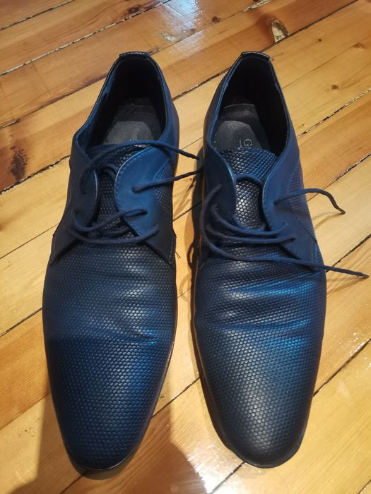 Елегантни мъжки обувки, естествена кожа Gutteri