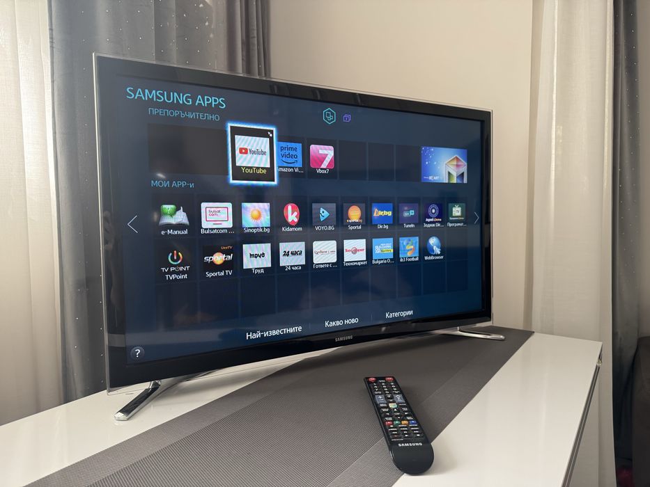 Samsung 32” Smart TV YouTube Черен