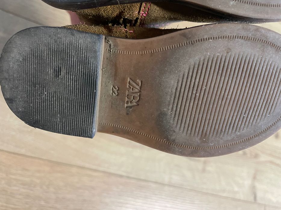 замшевые сапожки на девочку Zara