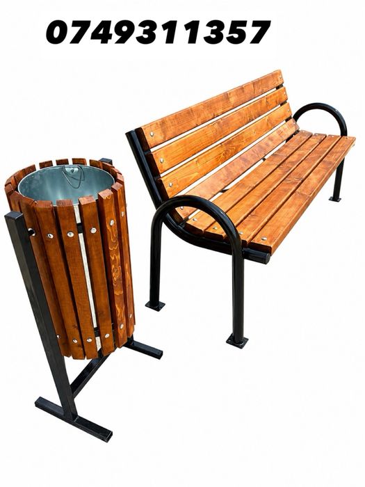 Cos de gunoi exterior cu capac