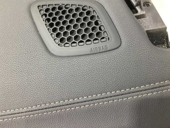 BMW 7 G11 G12 plansa de bord HUD negru / maro - kit airbag -  centuri