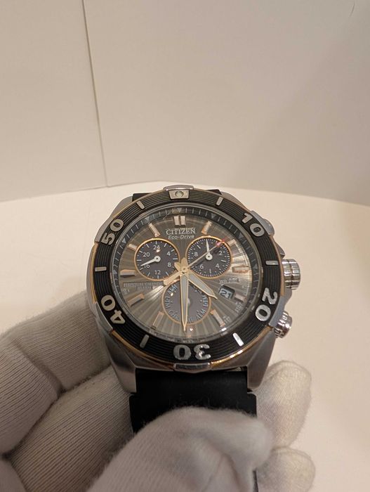 Промо! Citizen Signature Courageous BL5440 Solar Alarm Chrono часовник