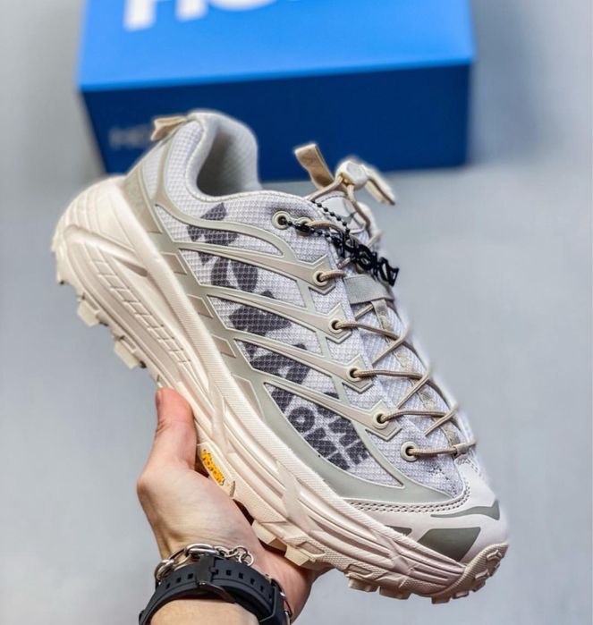 Нови мъжки маратонки Hoka One One Mafate Three2 Eggnog Shifting Sand